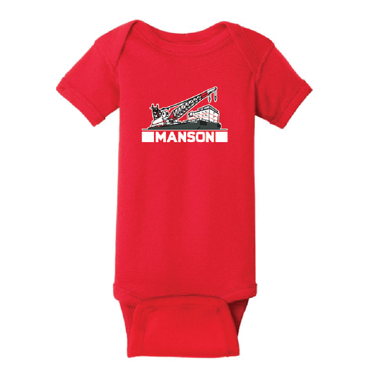 RABBIT SKINS™ INFANT SHORT SLEEVE BABY RIB BODYSUIT